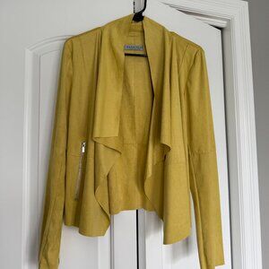 Bagatelle Collection bright citron jacket size M Like New